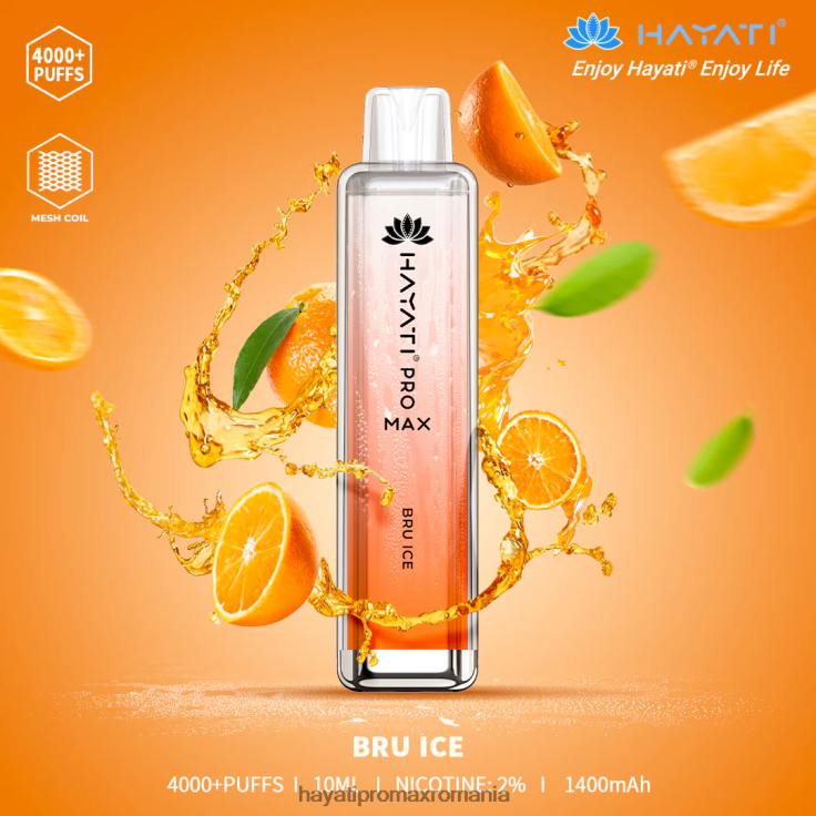 Hayati Pro Max de unică folosință bru ice RNR0R130 - Hayati Vape Flavours