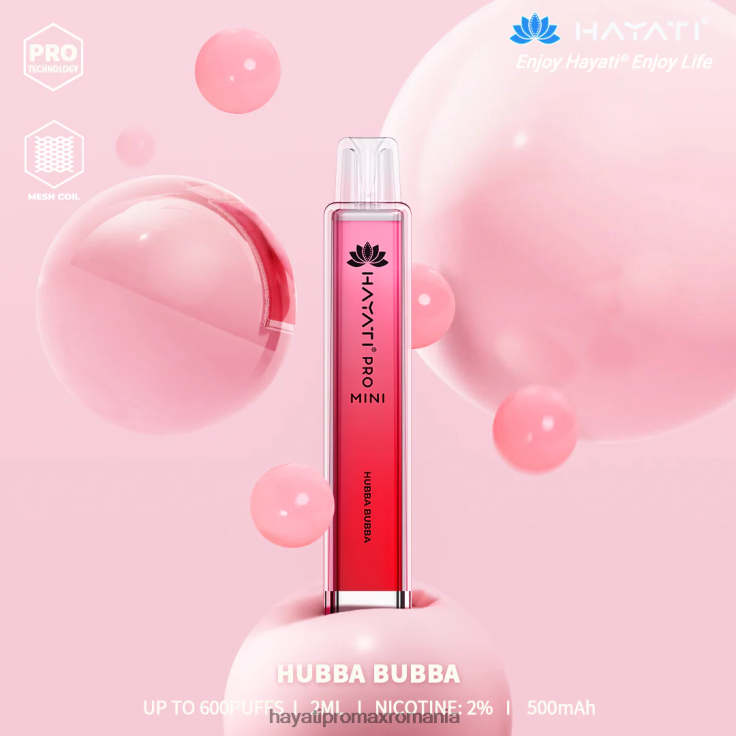 Hayati Pro Mini de unică folosință hubba bubba RNR0R11 - Hayati Flavour List
