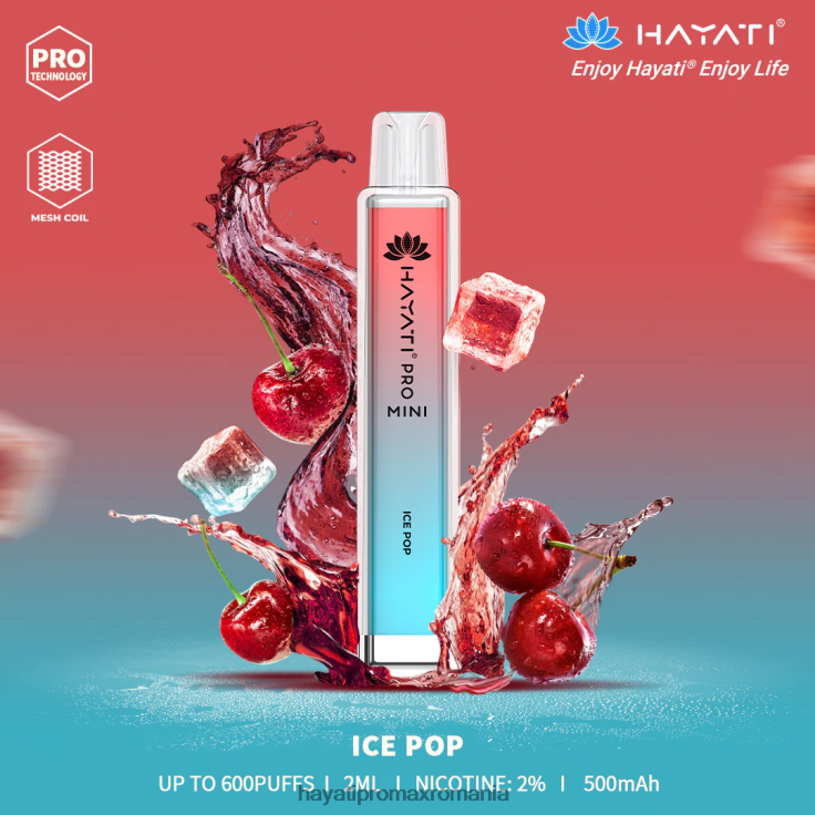 Hayati Pro Mini de unică folosință înghețată pe băț RNR0R18 - Hayati Bucharest