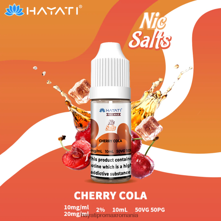 Hayati Pro Max săruri nic cola cu cireșe RNR0R236 - Hayati Vape Price