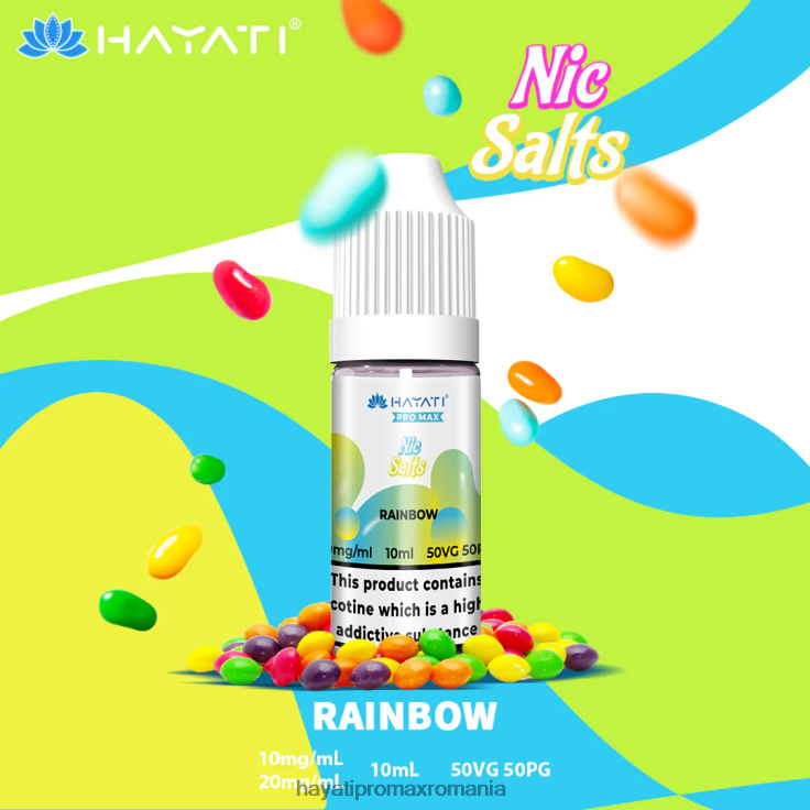 Hayati Pro Max săruri nic curcubeu RNR0R252 - Hayati Flavour Vapes
