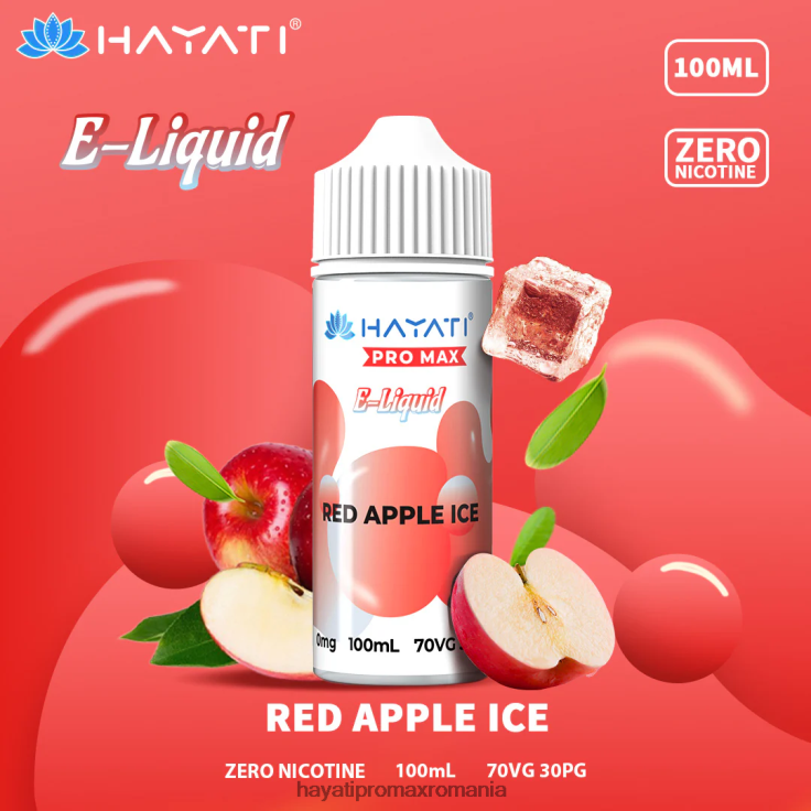Hayati Pro Max săruri nic gheață cu mere roșii RNR0R257 - Hayati Pro Max Romania