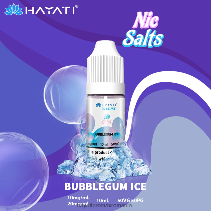 Hayati Pro Max săruri nic gheata de guma de mestecat RNR0R249 - Hayati Vape Romania