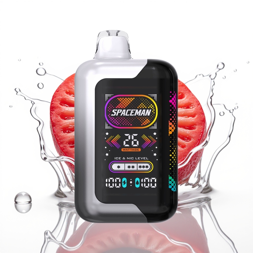 Spaceman SP40000 Zero Nic 40000 Puffuri 20ml 0% Nicotina Afumat Zmeura Neagră