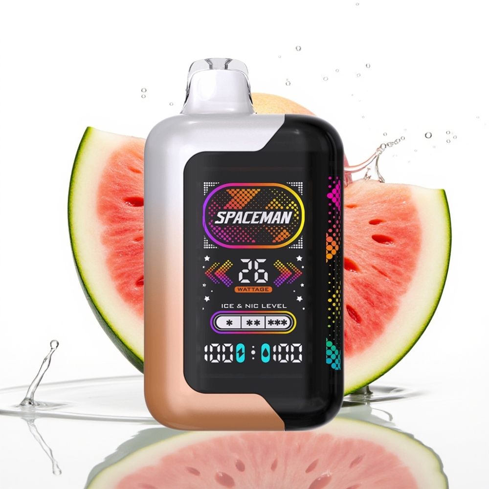 Spaceman SP40000 Zero Nicotine 40000 Pufuri 20ml Fără Nicotină Piersică Pepene Zmeuros