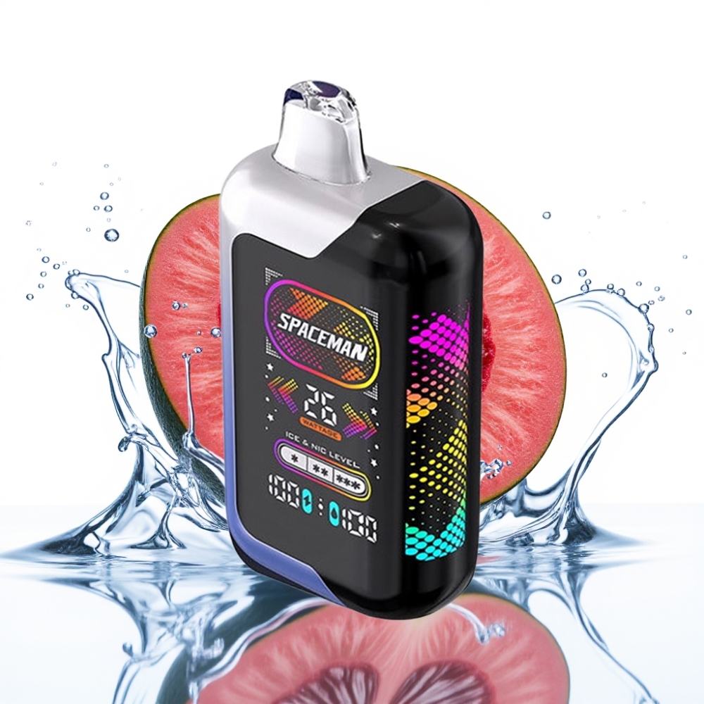 Spaceman SP40000 Zero Nicotine 40000 Pufuri Ecigareta Reincarcabila 20ml 0% Nicotina Afumatura Albastru-Zmeura Gheata