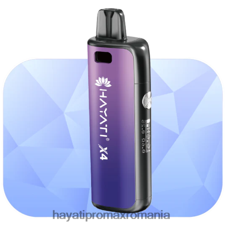 Hayati X4 sistem de pod reîncărcat purpuriu cețos RNR0R61 - Hayati Flavour List