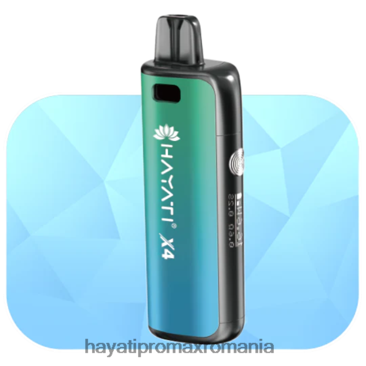 Hayati X4 sistem de pod reîncărcat verde aurora RNR0R59 - Hayati Vape Romania