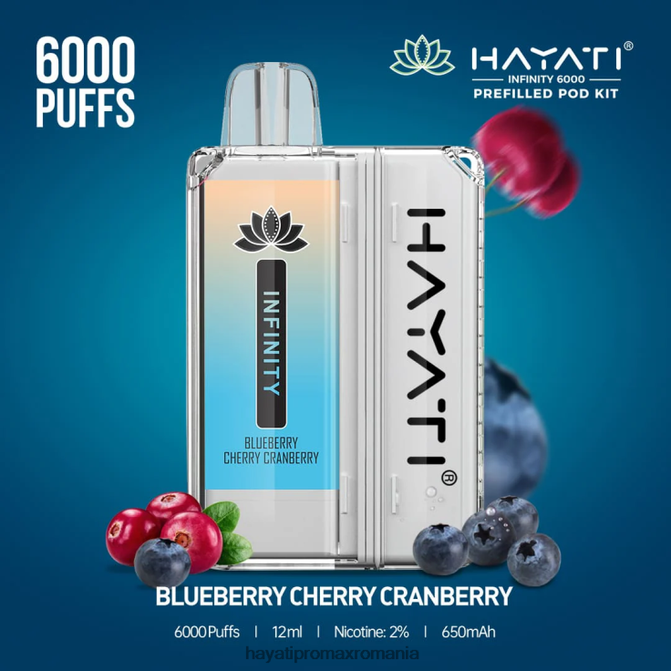 Hayati Infinity 6000 de truse de pod afine cireș merișor RNR0R145 - Hayati Store Romania