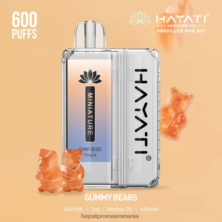 Hayati Miniature 600 de truse de pod jeleuri RNR0R37 - Hayati Pro Max Romania