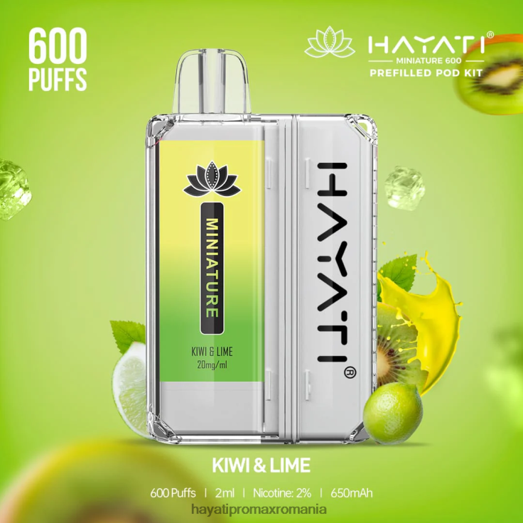 Hayati Miniature 600 de truse de pod kiwi și lime RNR0R38 - Hayati Bucharest
