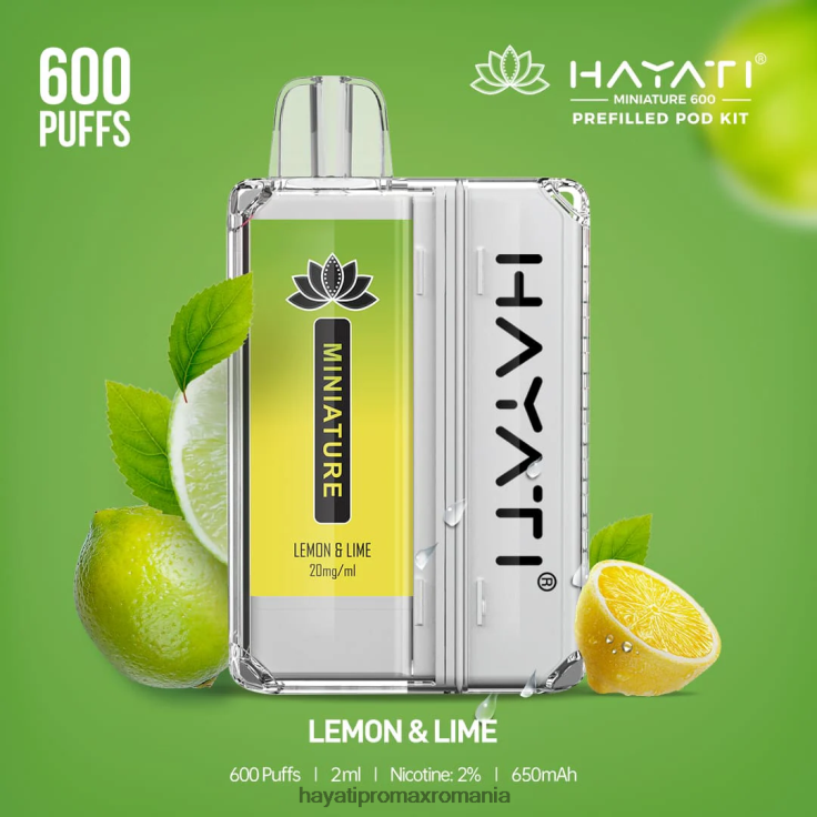 Hayati Miniature 600 de truse de pod lamaie limeta RNR0R39 - Hayati Vape Romania